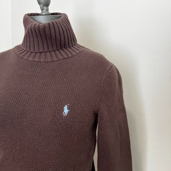 Chocolate Brown Ralph Lauren Turtle - Picture 3 of 7